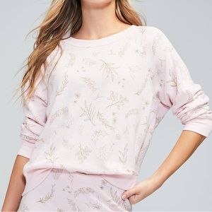 Wildfox women’s Mistletoe Sommers Sweatshirt Mistletoe